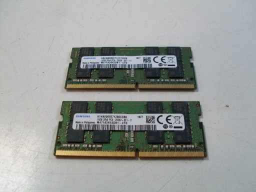 Zdjęcie oferty: Komplet RAM 32GB DDR4, 2x16GB Samsung 2666 Mhz