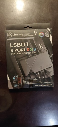 Zdjęcie oferty: SilverStone RGB-LED-Hub + 2xLED czarny (SST-LSB01)