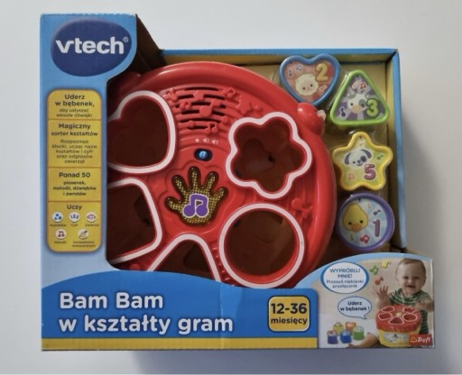 Zdjęcie oferty: VTECH Bam bam w kształty gram 60670