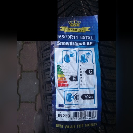 Zdjęcie oferty: Opony Imperial Snowdragon HP 165/70/R14