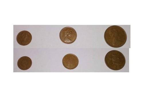 Zdjęcie oferty: Monety obiegowe Wielka Brytania 1971