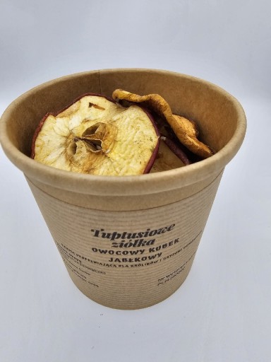 Zdjęcie oferty: Owocowy kubek jabłkowy 60g dla gryzoni i królików 