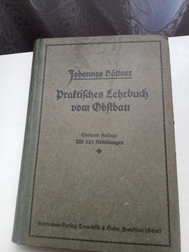 Zdjęcie oferty: Praktisches Lehrbuch des Obstbaues 1920