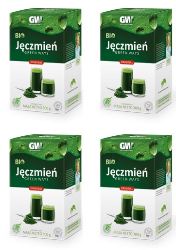 Zdjęcie oferty: 4x JĘCZMIEŃ BIO Green Ways proszek 300 g. + miarka