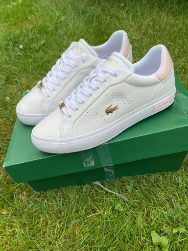 Zdjęcie oferty: Tenisówki damskie lacoste powercourt 2.0 roz 39,5