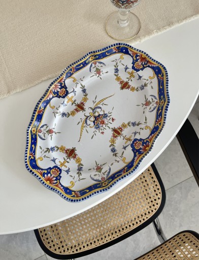 Zdjęcie oferty: Stara ceramiczna taca patera vintage antyk design