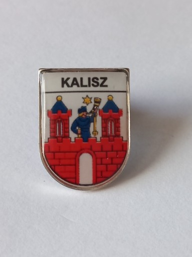 Zdjęcie oferty: Herb miasta Kalisz przypinka pin odznaka wpinka