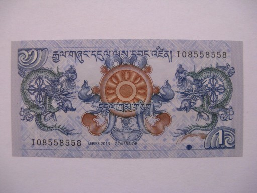 Zdjęcie oferty: Bhutan - 1 Ngultrum - 2013 - P27 - St.1