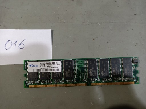 Zdjęcie oferty: Pamięć Ram DDR 256 MB 333 MHz Elixir