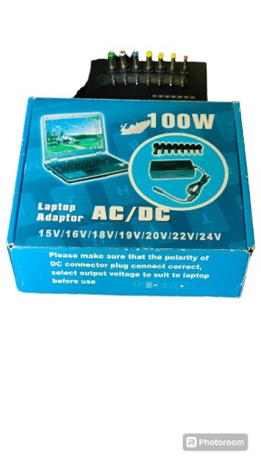 Zdjęcie oferty: Uniwersalny zasilacz do laptopów 100W 8 wtyczek