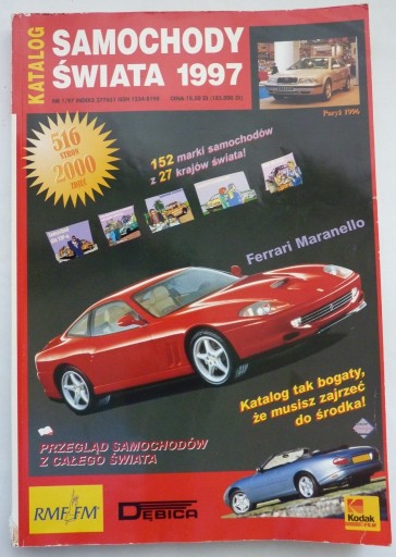 Zdjęcie oferty: Katalog Samochody Świata 1997 (Wydawnictwo: PREGO)