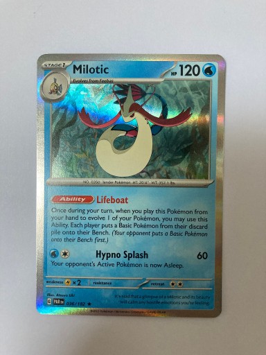 Zdjęcie oferty: Pokemon TCG Paradox Rift: Milotic Holo 036/182