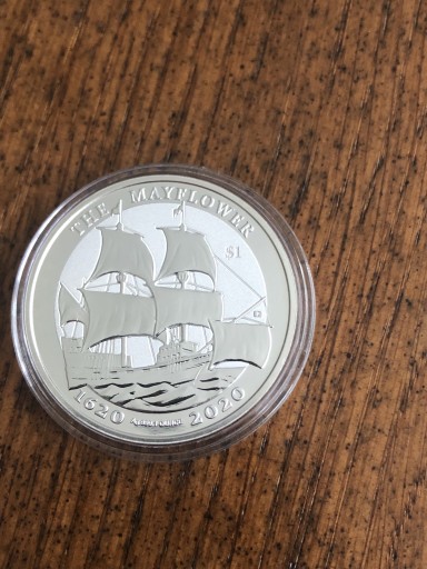 Zdjęcie oferty: The Mayflower 2020 , 1 oz , uncja srebra