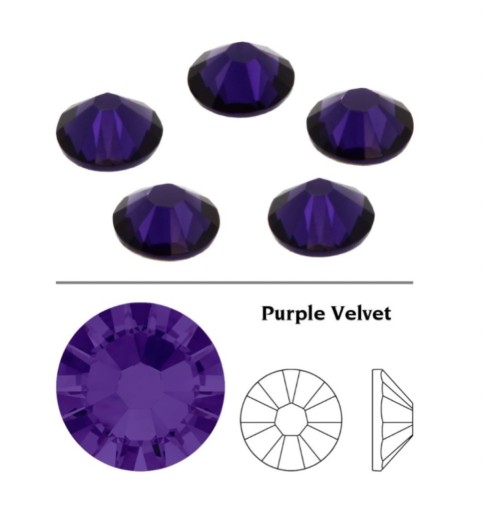 Zdjęcie oferty: Cyrkonie Swarovski PURPLE VELVET SS7- 2.2mm 50SZT