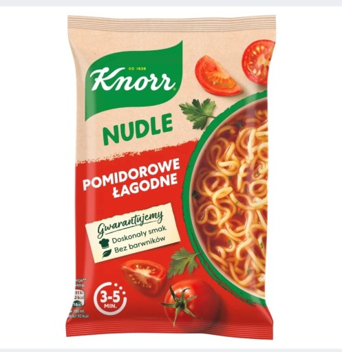 Zdjęcie oferty: Zupka Nudle Knorr POMIDOROWA ŁAGODNA błyskawiczna