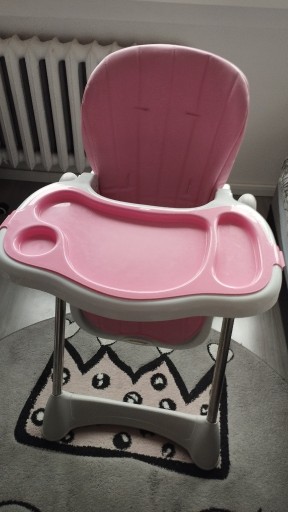 Zdjęcie oferty: Krzesło do karmienia Kinderkraft różowe