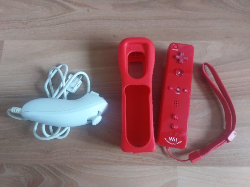 Zdjęcie oferty: Nintendo wii remote z motion plus oraz  nunchac