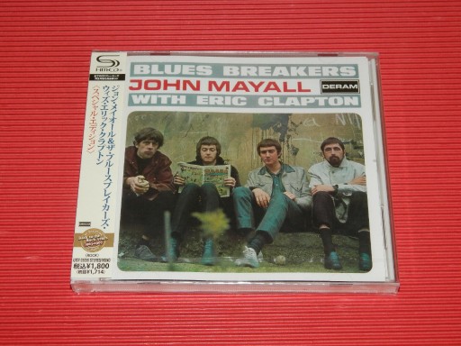 Zdjęcie oferty: J. MAYALL BLUES BREAKERS E. CLAPTON JAPAN SHM CD