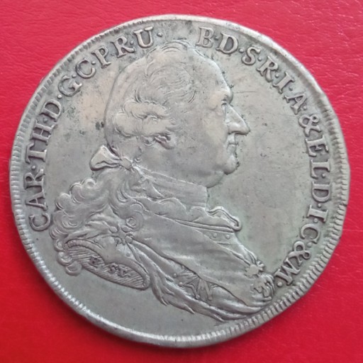 Zdjęcie oferty: Talar 1778 Karol Teodor.