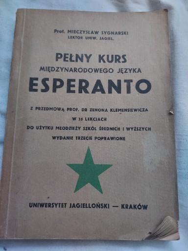 Zdjęcie oferty: Pelny kurs jezyka esperanto sygnarski