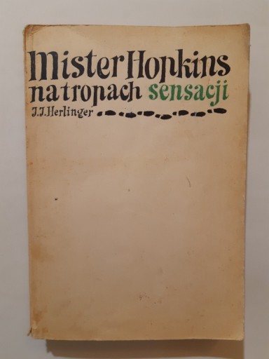 Zdjęcie oferty: J J Herlinger Mister Hopkins na tropach sensacji