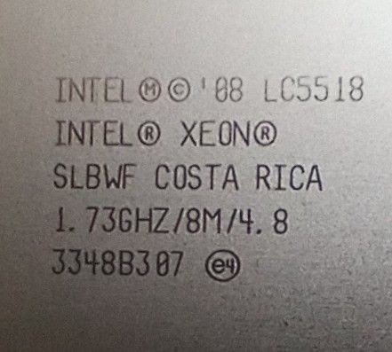 Zdjęcie oferty: Procesor Intel Xeon LC5518 (SLBWF) 4 rdzenie 8 wątków LGA1366 48W 