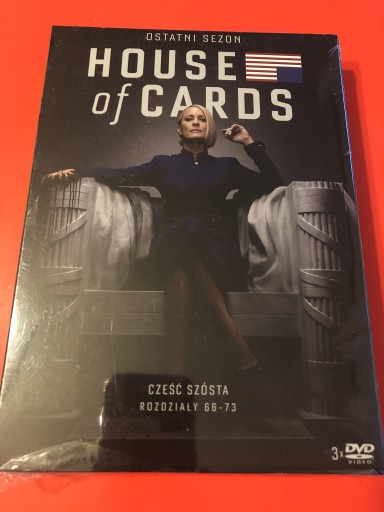 Zdjęcie oferty: House of cards sezon 6 3DVD