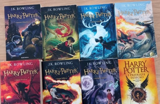 Zdjęcie oferty: J.K. Rowling Harry Potter - zestaw 8 książek