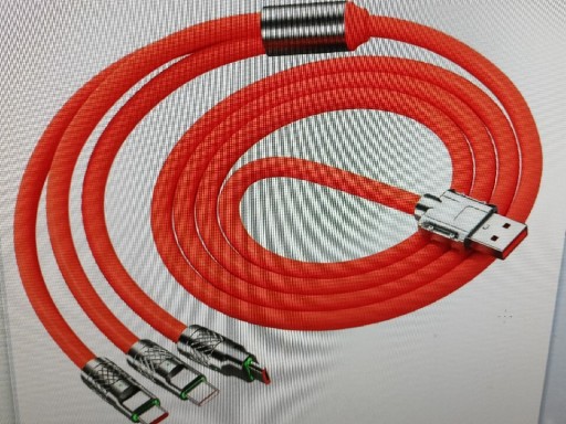 Zdjęcie oferty: Kabel do ładowania 3 w 1 C, mikro USB , lightning