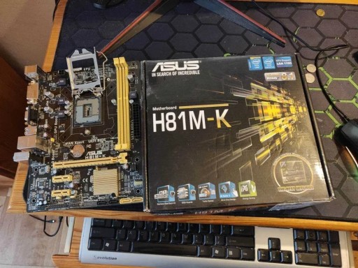 Zdjęcie oferty: Płyta główna ASUS H81M-K Uszkodzona