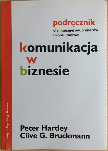 Zdjęcie oferty: Komunikacja w biznesie Peter Hartley