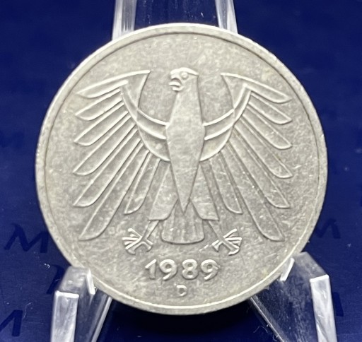 Zdjęcie oferty: Niemcy RFN 5 marek, 1989 D - Monachium