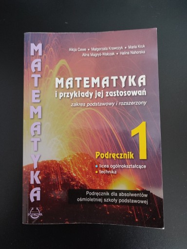 Zdjęcie oferty: Podręcznik Matematyka i przykłady zastosowań 1