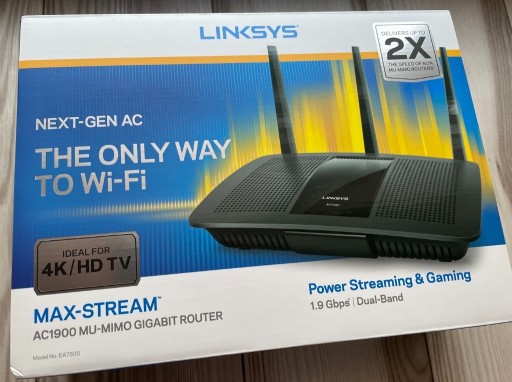 Zdjęcie oferty: Linksys EA7500 V2 MU-MIMO Gigabit Router USB3.0 4K