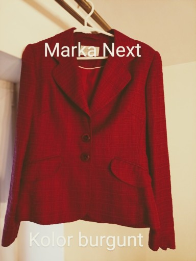 Zdjęcie oferty: Marynarka kurtka na wiosnę żakiet czerwony M S 38 