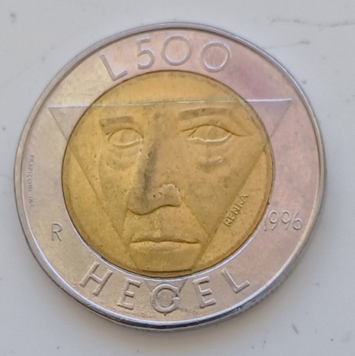 Zdjęcie oferty: San Marino - 500 lira - 1996r. 