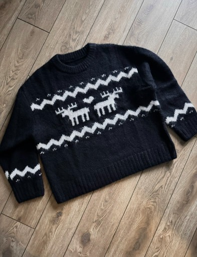 Zdjęcie oferty: Sweter sweterek zimowy h&m wełną wełniany oversize