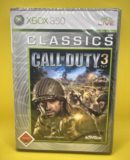 Zdjęcie oferty: Call of Duty 3 Xbox 360. Nowa, folia.