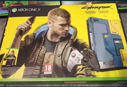 Zdjęcie oferty: xbox one X Cyberpunk 2077 limitowana wersja 