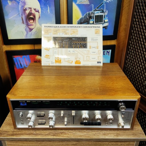 Zdjęcie oferty: Amplituner Sansui QS 4-channel receiver QRX-6500 QRX 6500 Vintage 