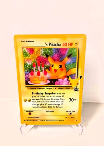 Zdjęcie oferty: _____'s Pikachu (CEL WP 24) | Pokemon TCG