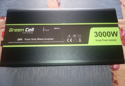 Zdjęcie oferty: PRZETWORNICA NAPIĘCIA 24V DC/230 V AC 3000W/6000W