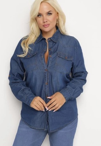 Zdjęcie oferty: NOWA koszula jeans WYGODNA 100%bawełna_44/46