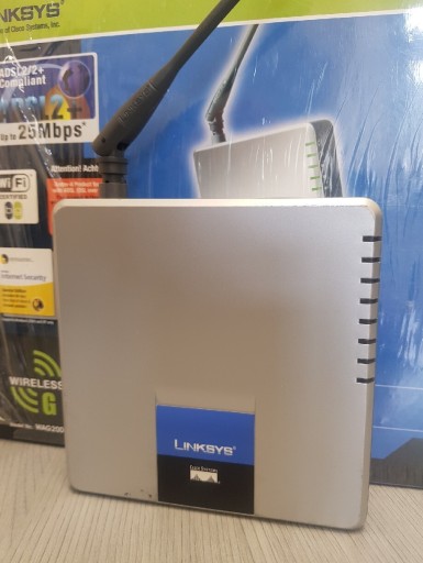 Zdjęcie oferty: ROUTER Linksys WAG200G-EU ADSL Gateway Wless-G