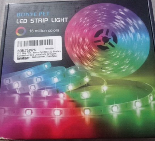 Zdjęcie oferty: 5M RGB LED STRIP 5050 PILOT STEROWANIE APLIKACJĄ Bluetooth ZESTAW MUZYCZNY