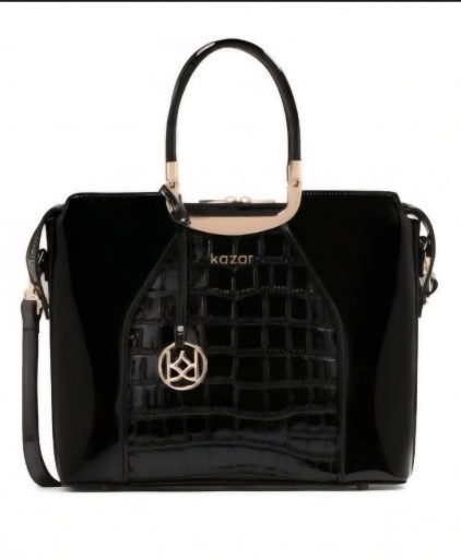 Zdjęcie oferty: Torebka KAZAR , jak nowa , czarna , lakierowana , duża