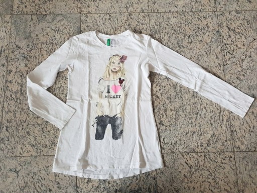 Zdjęcie oferty: BENETTON bluzka z długim bluzeczka r.140 DISNEY