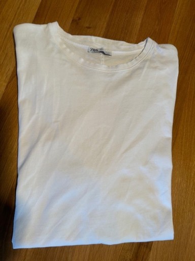 Zdjęcie oferty: T-shirt męski Zara longsleve długi biały XL 