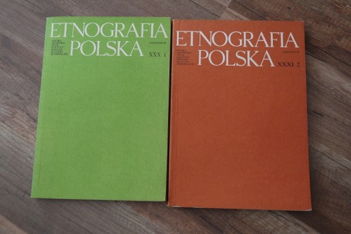 Zdjęcie oferty: Etnografia Polska '86 nr1, '87 nr2