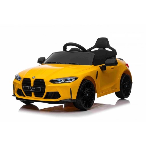 Zdjęcie oferty: Samochód na akumulator BMW M4 żółty dla dzieci aut